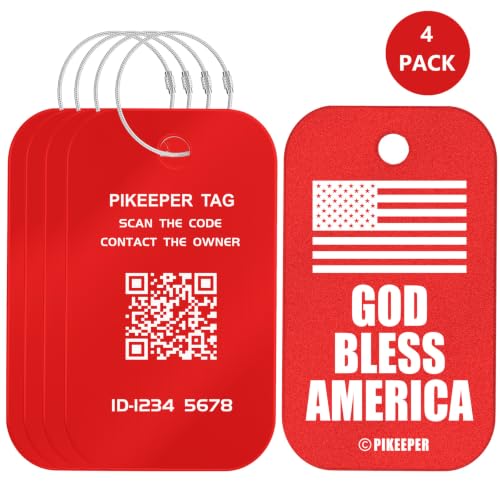 Smart Luggage Tags 4 (Red)