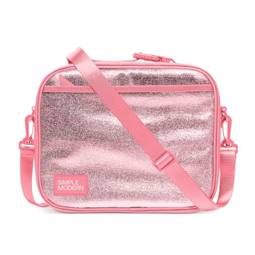 Insulated Lunch Box for Women (Polyester / Metallic: Velvet Pink)