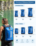 Waterproof Backpack for Men 20L (40L / Blue)