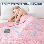 Weighted Blanket for Adult (22-nosegay / 80" x 87" | 25lbs)