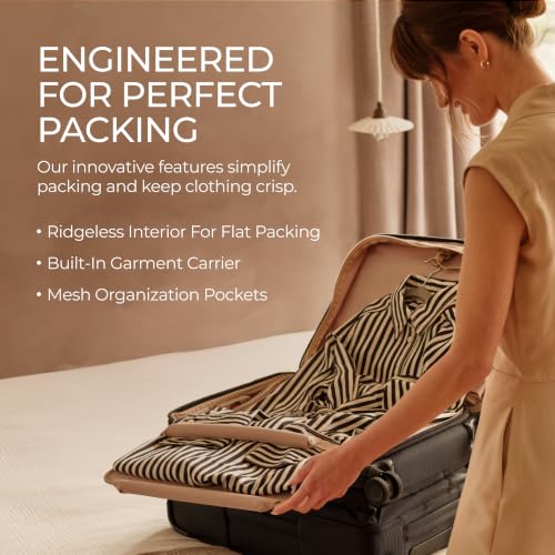 Global 21" Carry On Expandable Spinner (Chocolate / 21" Carry-On)