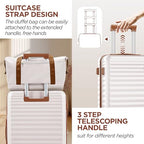 Carry On Luggage (White / DB/TB/20in)