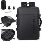Vacuum-sealed travel computer backpack, Water-Resistant, by Unknown