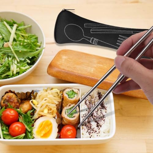 6 Pack Reusable Flatware Sets Knife (6Pack-24PCS)