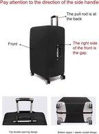 MosaiRudo Thicker Luggage Cover Elastic Suitcase Cover Protector Fits 18-32 - Image 3