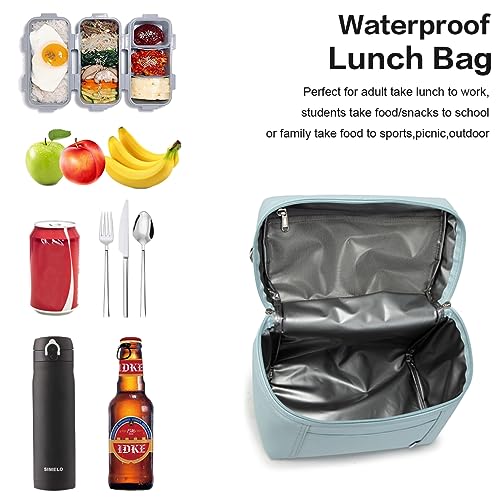 NOL 8L Insulated Lunch Bag for Women (Light Blue / Medium (8 Liters))