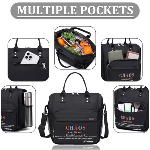 Chaos Coordinator Lunch Bag Cool Gifts for Coworkers Employee Appreciation Gifts Office Gifts Administrative Professional Day Gifts Useful Assistant Principal Boss Gifts for Women for Work (Large / Co-worker)