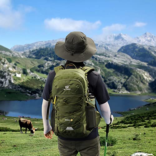 Hiking Backpack for Men Women (Large / Army-green)
