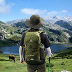 Hiking Backpack for Men Women (Large / Army-green)