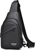 Waterproof Sling Bags Mens Shoulder Crossbody Backpack by Hjkiopc