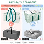 4 Pack Oversized Moving Bags with Reinforced Handles (4-Pack / Antique Folidage)