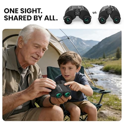 10x25 Compact Binoculars for Bird Watching