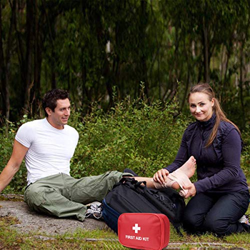 6 Pack Empty First Aid Kit Bag (6.3 x 4.7 x 1.8 inch)