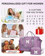 Initial Duffle Bag (Purple / R)