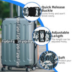 Luggage Straps for Suitcases (Blue Wave)