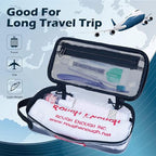Rough Enough Clear TSA Approved Toiletry Bag Small Travel Shaving Kit Pouch (Clear)