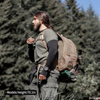 35L Tactical Backpack for Men (Black)