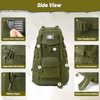 50L Tactical Backpack for Men and Women (Army Green / Large-50L)