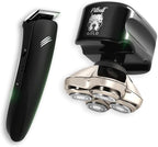 Skull Shaver Pitbull Gold PRO Electric Razor & Baby Beast Trimmer - Premium Cordless Electric Shaver for Men - for Wet & Dry Shaving - Features LED Battery Display - Comes with Travel Pouch