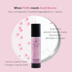 glowiest PDRN Capsule Glow Serum – Encapsulated PDRN + Collagen + Snail Mucin, Hydrating Serum for Youthful Glow, 300Da Collagen, 50ml
