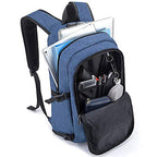 Travel Laptop Backpack Water Resistant Anti (Standard 17.3inch / Blue)