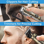 Professional Hair Clippers for Men (Gold)