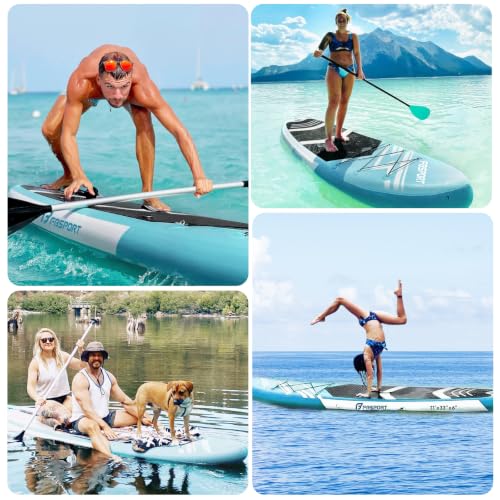 11' Premium Stand Up Paddle Board (Lake Blue)
