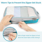 Mesh Compression Packing Cubes for Travel (11 Active Lake Blue/Watermelon Pink/Orange/Yellow / 7-Piece Set)