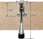 One Touch Kickdown Door Stopper (Black / 4 INCH X 1 PACK)