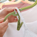 24 Pcs Travel Hangers with 48 Pcs Clips (With clip)