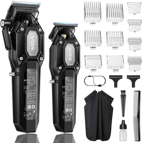 Professional Hair Clippers for Men (Black)