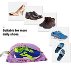 Shoe Organizer 6pcs Shoe Bags with Zipper Closure (Green-plum Flower)