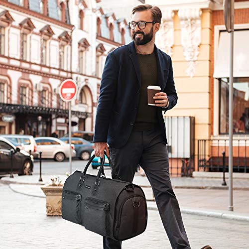 Garment Bags for Travel (Jet Black)