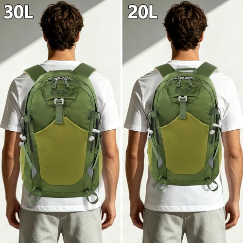 30L Hiking Backpack With Rain (Green 2.0 / 30L)