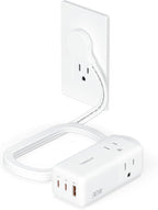 TESSAN USB Charging Station PD 30W, Flat Plug USB C Charger Blocks by TESSAN