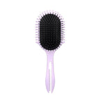 New Multifunctional Curly Hair Cushion Comb, 1Pc Oval New Air Cushion Comb WithHandle, Define Styling Brush,DetanglingHair Brush, Professional Hairstyle Comb, BouncingHair Brush (Black Purple)