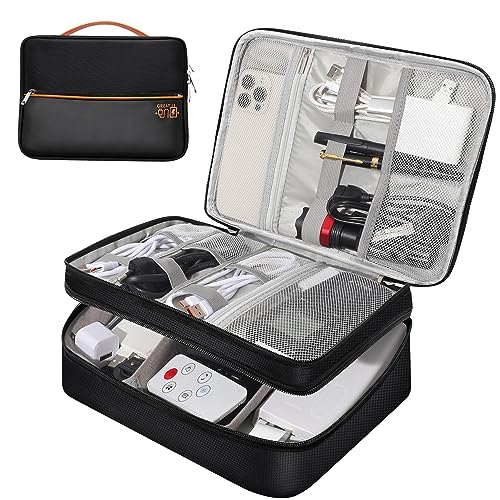 Electronic Organizer Travel Case (zipper-black)