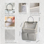 4pcs Wall Hanging Storage Bag (Grey(4 Pcs))