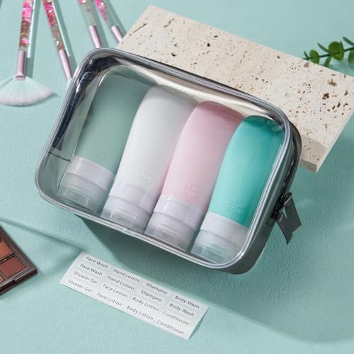 Travel Bottles for Toiletries (#1 2oz / 2 Ounce)