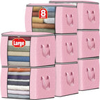 90L Clothes Storage (8 Pack-90l / Pink)