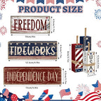 Tiered Tray Decor Set (Fireworks Independence Day)