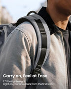 Flap Laptop Backpack (Gray Lightweight)
