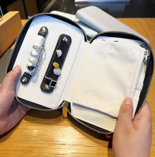 Travel Jewelry Organizer Case (New Medium Black)