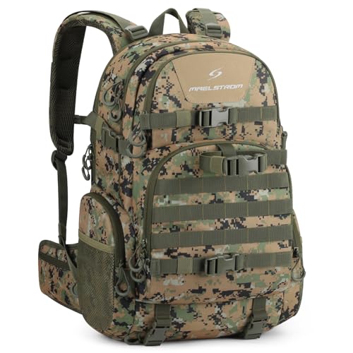 Tactical Backpack for Men (40L / E.woodland Camo)