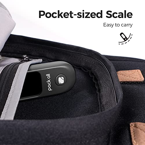 Digital Luggage Scale for Travel (Black)