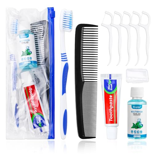 30 Set Travel Toothbrush Kit Bulk (1 Count (Pack of 30))