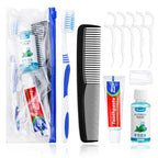 30 Set Travel Toothbrush Kit Bulk (1 Count (Pack of 30))