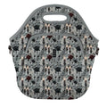 LunchTote Zippered Bag Insulated Neoprene Caddy (Blackthorn Manor / X-Large 6.5 Quart Lunch Tote)