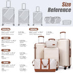 Luggage Sets 5 Piece (Teal / 5PCS)