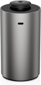 Airversa Waterless Essential Oil Diffuser for Home Aromatherapy Scent Diffusers with 3 Countdown Timer Settings or Timer-Off, 3 Mist Levels for Car Room Studio Office, ANX Premium Metal Space Grey